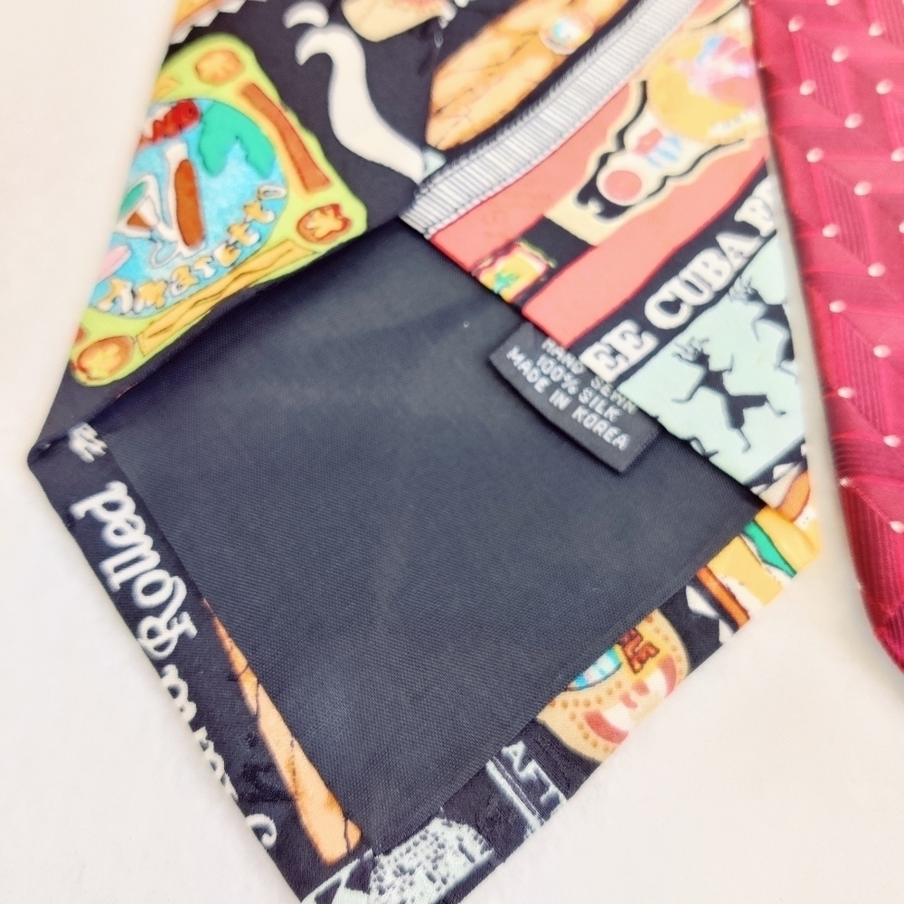 Nicole Miller Silk Neck Tie Vintage 1997 Cuba Cigars Collectible w/ FREE NM Tie - Picture 7 of 16